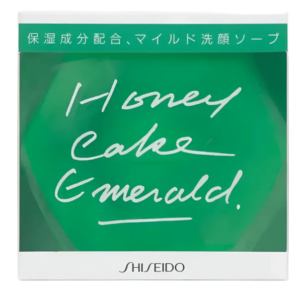 Shiseido Honey Cake Emerald Transparent Facial Bar Soap 100g