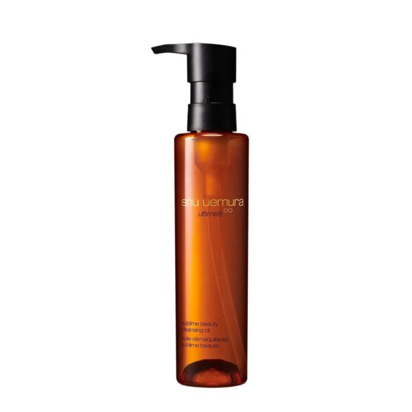 Shu Uemura Ultime8 Sublime Cleansing Oil, 150ml, luxurious bottle, ideal for daily makeup removal