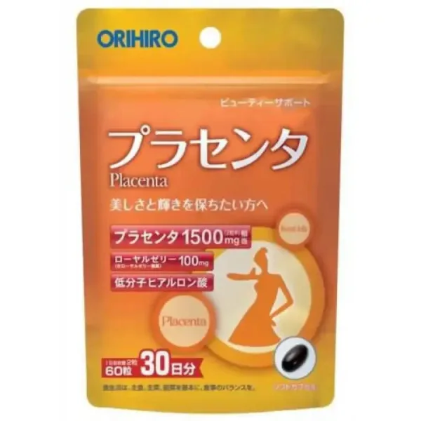 Orihiro PD Placenta 60 Capsules - Health