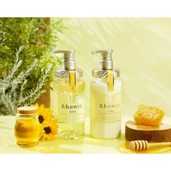 &honey Silky Smooth Moisture Shampoo 1.0 (Japanese Honey Shampoo) 440ml - YOYO JAPAN