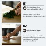 Asahi Cookin' Cut Japan Rubber Cutting Board in 380x210x13mm, quick-drying design, perfect for hygienic kitchen tasks