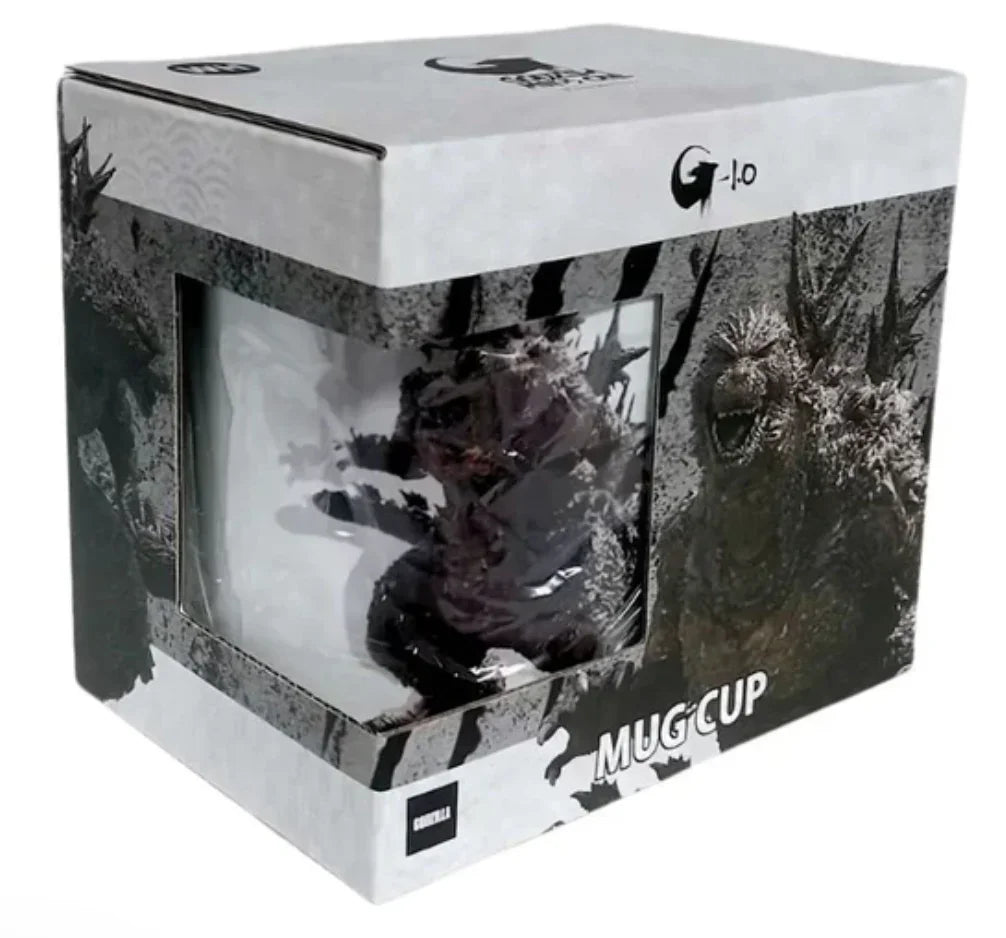 Godzilla 1.0 White Mug, 320ml, official movie design, ideal for coffee fans