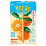 150g Glico Pocky Setouchi Iyokan Orange from Ehime, crisp biscuit texture, designed for fruit snack lovers