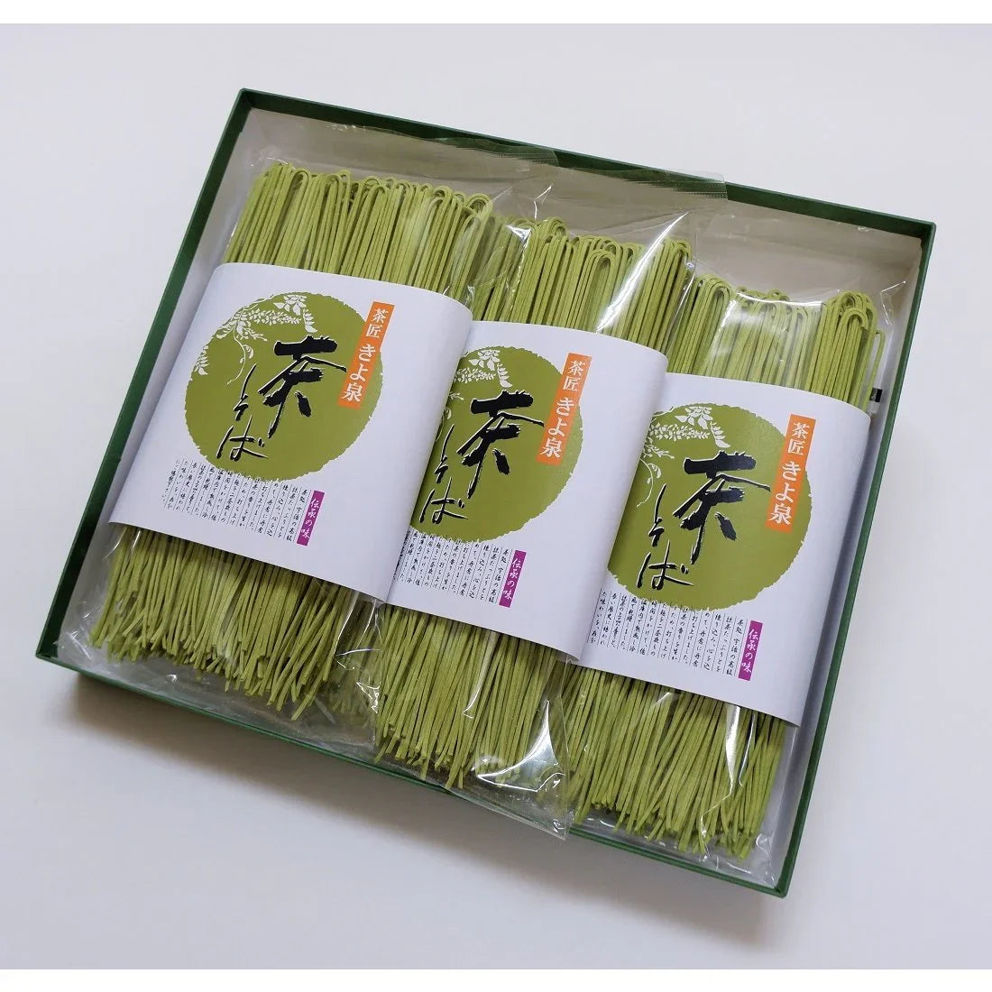 Kiyosen Uji Matcha Authentic Green Tea Soba Noodles 6 Servings