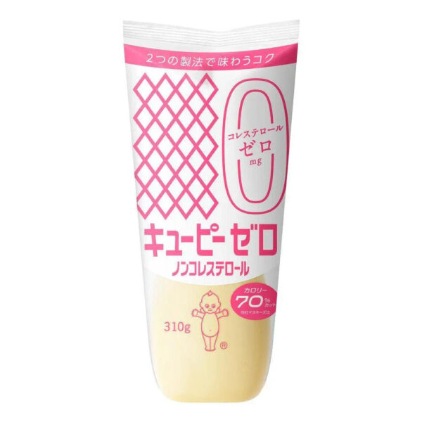 Kewpie Cholesterol Free Mayonnaise Japanese Mayo 310g, creamy texture, ideal for salads and sandwiches