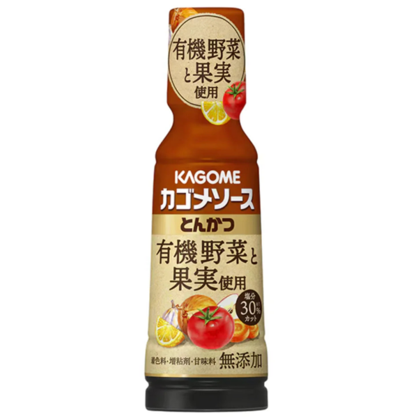 Kagome Low Sodium Additive Free Organic Tonkatsu Sauce 175ml - YOYO JAPAN