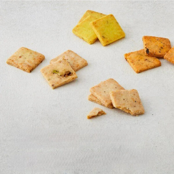 28-piece Tatatado Vegan Gluten-Free Rice Cookies Assortment, crafted from Japanese rice flour.