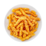 Koikeya Scorn Crispy & Rich Shrimp Corn Puffs Snack in 73g Pack of 3, mouth-melting crunch, perfect for casual moments