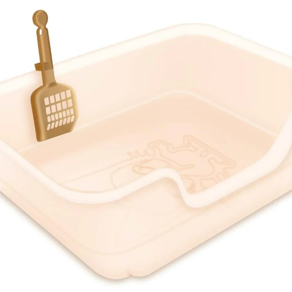 Veterinarian Developed Cat Toilet For Odor Absorbing Sand 57.5 cm litter box ideal for daily cat litter use
