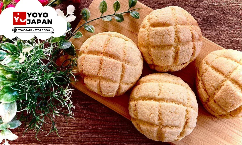 Onigiri and Melon Pan