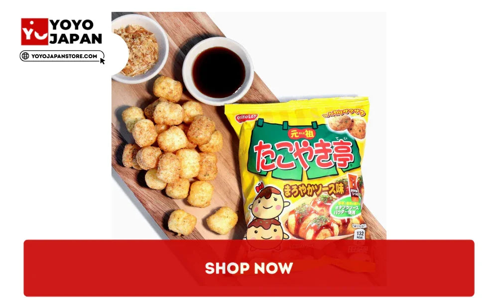 9. Takoyaki Corn Puffs – Street Food in Crunchy Form