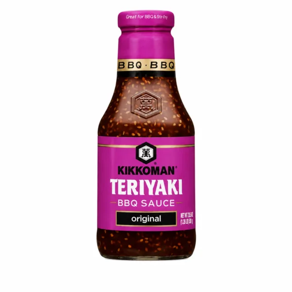 Kikkoman Teriyaki Sauce Original, 296ml, savory soy sauce base, ideal for daily grilling.
