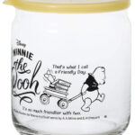 Aderia Japan Disney Winnie The Pooh & Piglet 680Ml Cosmetic Box Storage Container Glass Canister Sealed Coffee Beans 1772