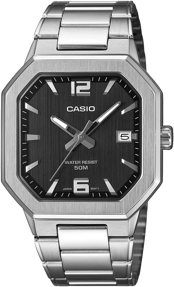 Casio Enticer Men's MTP-B195D-1AVDF, 1 Piece, Stainless Steel Case, ideal for Daily Office Wear