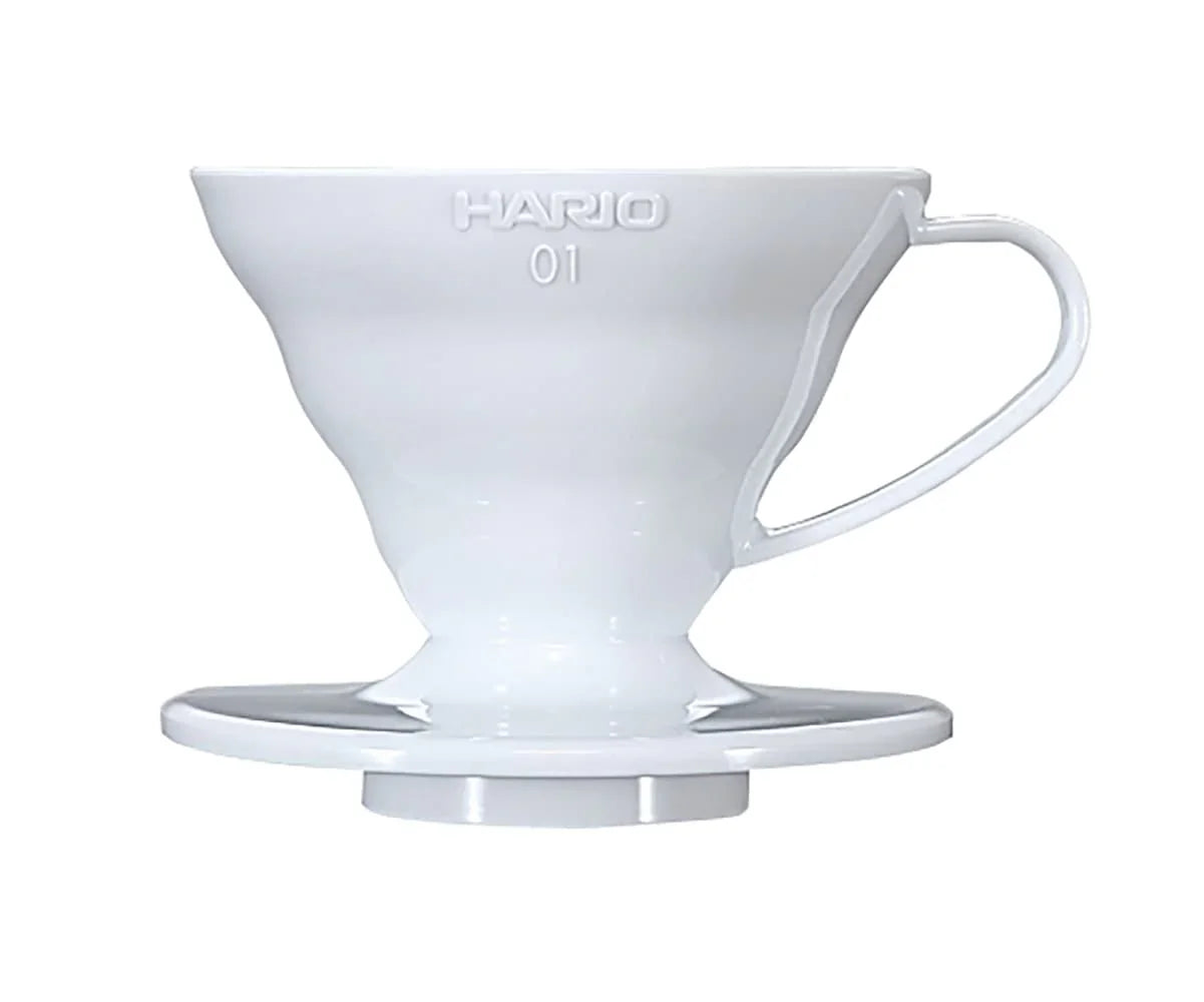Hario-V60-01-Transparent-Coffee-Dripper-White-Coffee-Drip-For-12-Cups-Vdr01W-Japan-With-Love-4977642143326-0.jpg Hario V60 Coffee Dripper VDR-01-W 1-2 Cups - Image 1