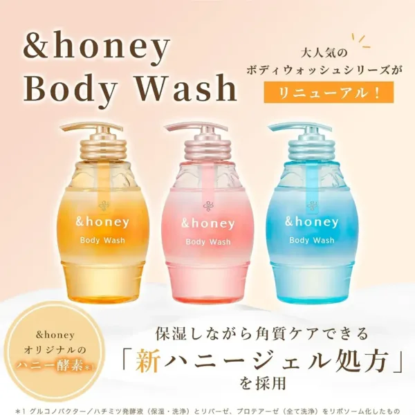 &honey Clear Calm Gel Body Wash, 500ml, Gentle Lather, ideal for Daily Body Care