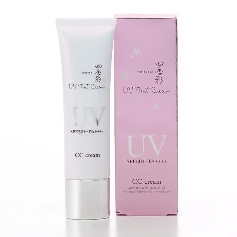 shikisai-uv-tint-cream-spf50-pa-japanese-cc-and-sunscreen-714.jpg Shikisai UV Tint Cream SPF50 + / PA ++++ - Japanese Cc Cream And Sunscreen - Image 1