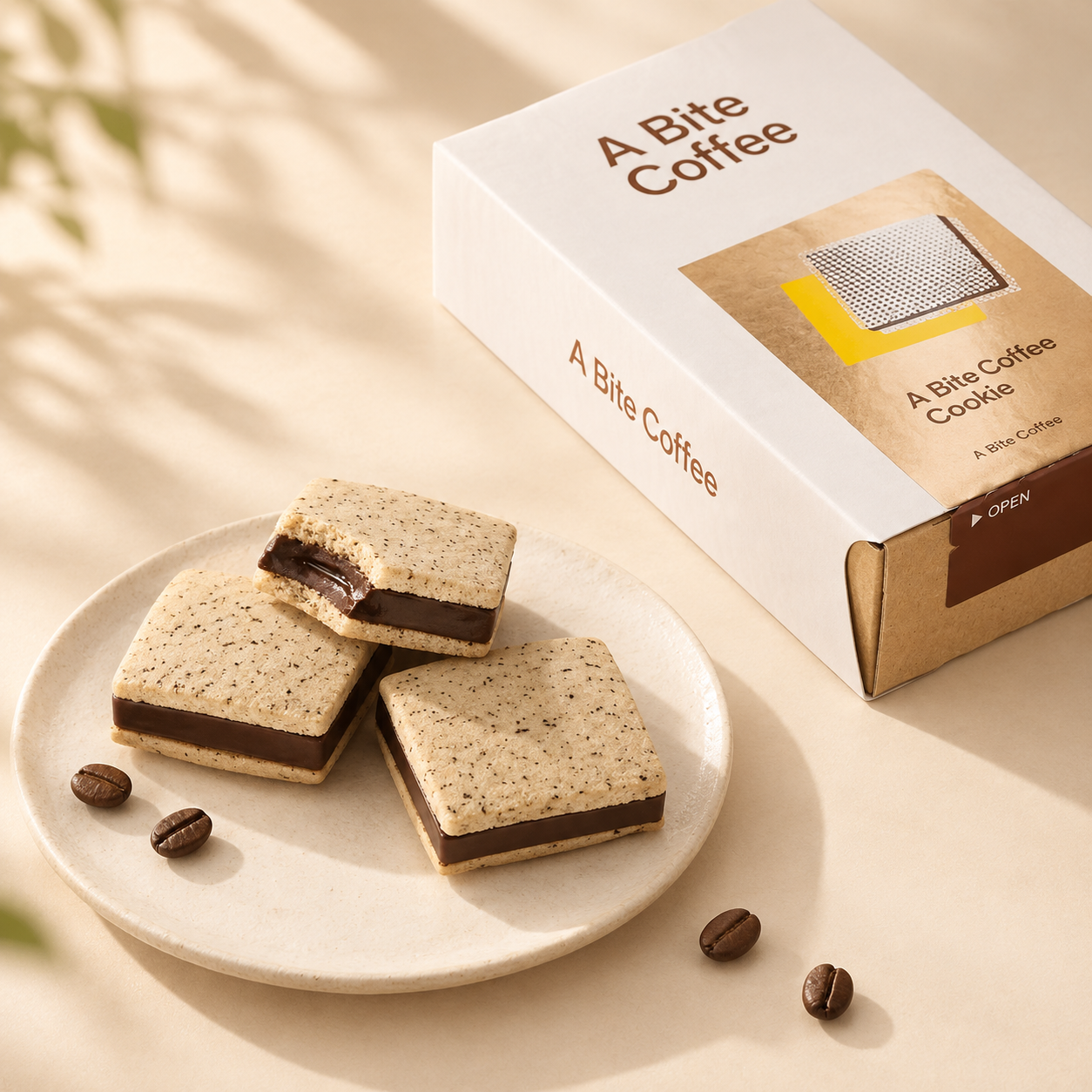 A Bite Coffee Cookies (4 pieces)-yoyojapan-01 A Bite Coffee Cookies (4 Pieces) - Image 1