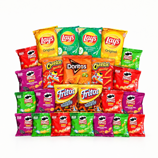 American Snacks Bundle 24 Bags Assorted Mini Chips yoyojapan 01