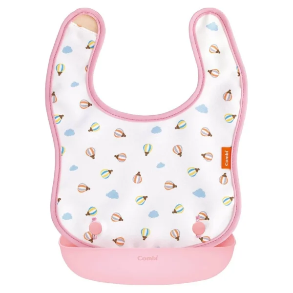 Combi Japan Easy Clean Baby Bib With Pocket