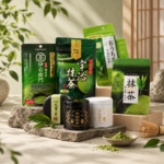 YOYOJAPAN Japanese Matcha Powder Bundle, 5 Full Size Items, pure green tea selection, ideal for daily whisking at home