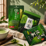 5-Item YOYOJAPAN Japanese Matcha Powder Bundle with regional varieties, offering natural umami flavor for home drinkers