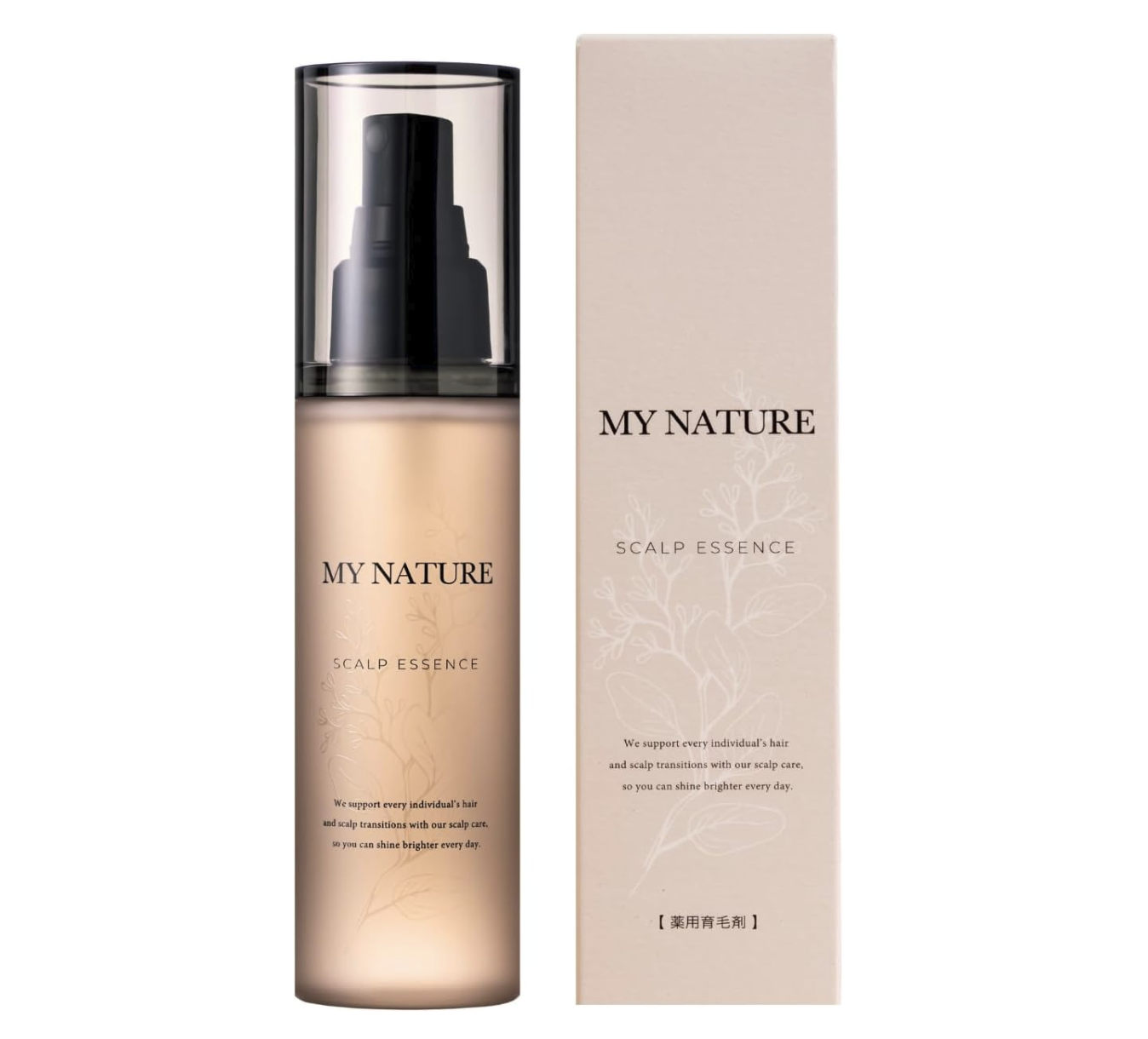 haircare-mynature-hair-growth-scalp-serum-01-yoyojapan MYNATURE Hair Growth Scalp Serum, 120ml, botanical formula, ideal for daily scalp hydration and root nourishment