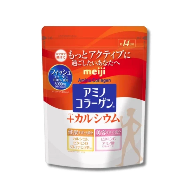 Meiji Amino Collagen Plus Calcium 14 Day Supply 98g yoyojapan 01