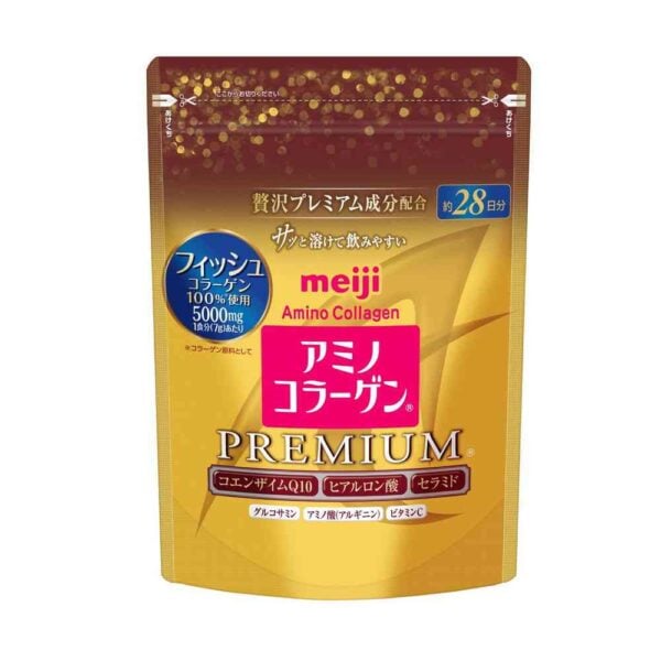 Meiji Amino Collagen Premium Powder 28 Day Supply 196g yoyojapan 01