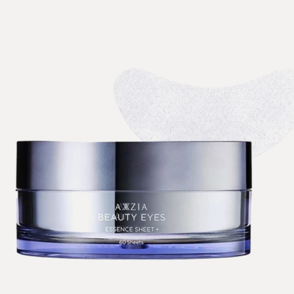 Axxzia Beauty Eyes Essence Sheet Plus Hydrating Eye Mask, 60 Sheets, peptide essence, ideal for daily under-eye care