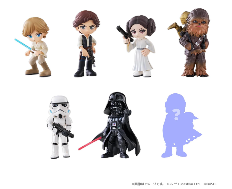 Screenshot 2026-10-19 081145 Bushiroad PalVerse Star Wars Mini Figure Complete Box Set 6 Pieces 90mm Japanese Collectibles - Image 1