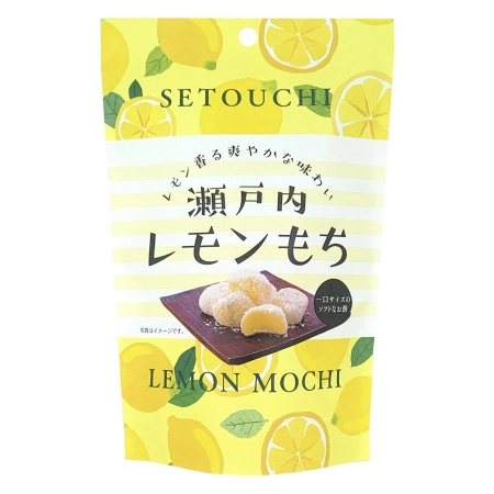 Seiki Setouchi Lemon Daifuku Mochi, 130g, soft citrus center, ideal for afternoon tea snacks