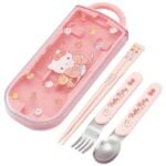 Skater Hello Kitty Kids’ Cutlery Set With Case