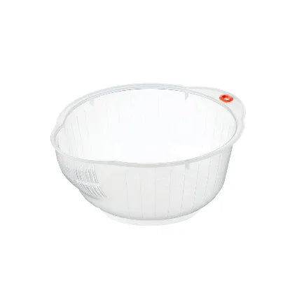 Inomata Japanese Rice Washing Bowl 22cm, side drainage holes, ideal for washing rice