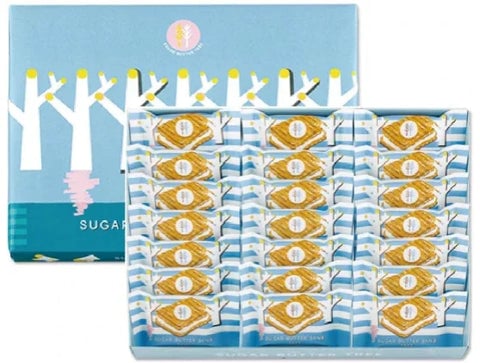 Sugar Butter Tree Signature Sandwich Cookies, 21 Pieces, crispy butter layers with chocolate filling, ideal for tea time.
