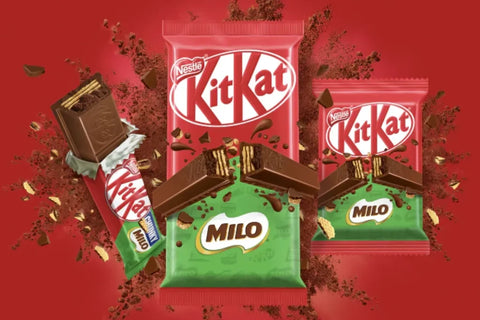 11-piece Nestlé Kit Kat Milo Chocolate Bar, crunchy texture, designed for chocolate lovers