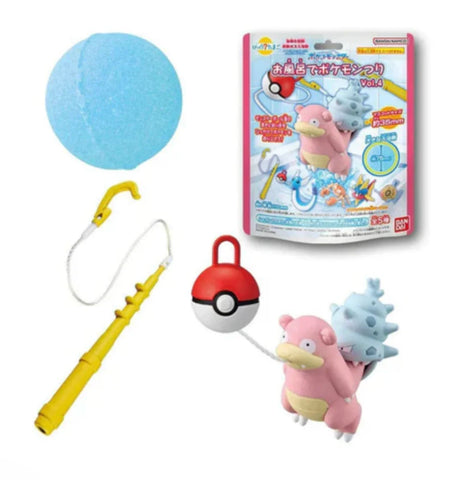 Pokemon Fishing in the Bath Vol. 4: Bikkura Tamago Bath Salt, 1 piece, surprise toy, ideal for fun bath time